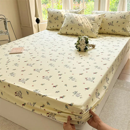Drap-housse coton respirant – Housse de lit confortable pour sommeil à la maison