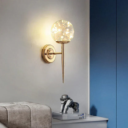 Applique Murale LED – Lampe en Verre Coloré pour Décoration Élégante Maison Bureau