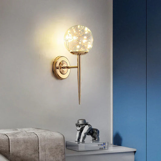 Applique Murale LED – Lampe en Verre Coloré pour Décoration Élégante Maison Bureau