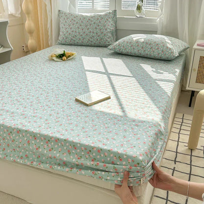 Drap-housse coton respirant – Housse de lit confortable pour sommeil à la maison