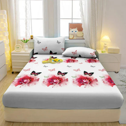 Draps de lit coton doux – Draps premium finition mat pour confort à domicile