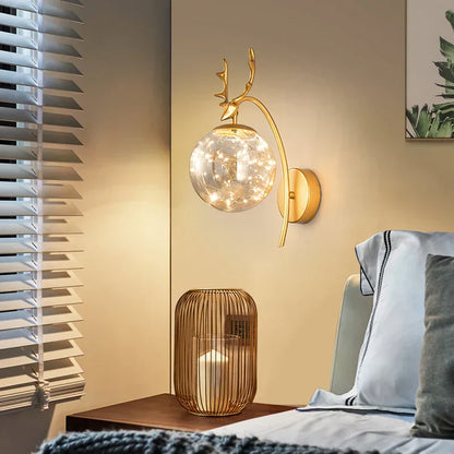 Applique Murale LED – Lampe en Verre Coloré pour Décoration Élégante Maison Bureau
