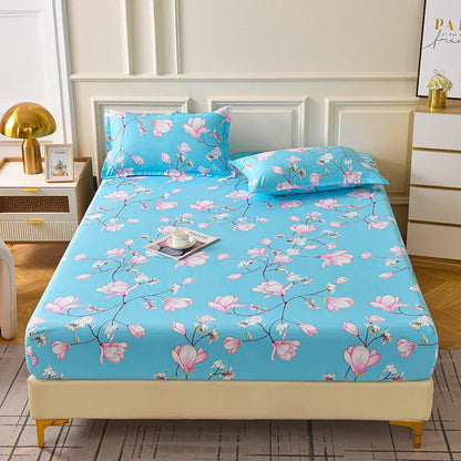 Drap-housse coton respirant – Housse de lit confortable pour sommeil à la maison