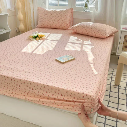 Drap-housse coton respirant – Housse de lit confortable pour sommeil à la maison