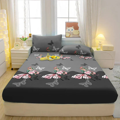 Draps de lit coton doux – Draps premium finition mat pour confort à domicile