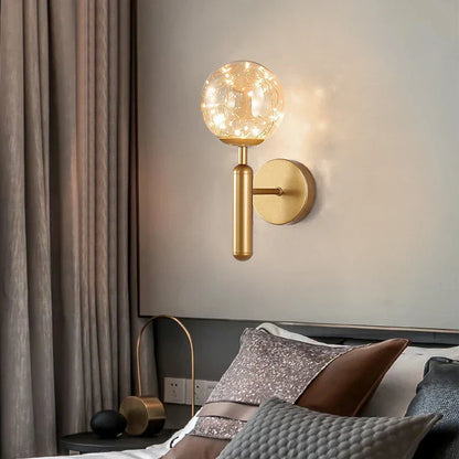 Applique Murale LED – Lampe en Verre Coloré pour Décoration Élégante Maison Bureau
