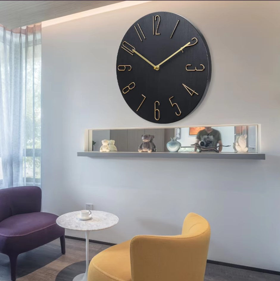 Horloge Murale Élégante – Décoration Intemporelle pour Maison et Bureau