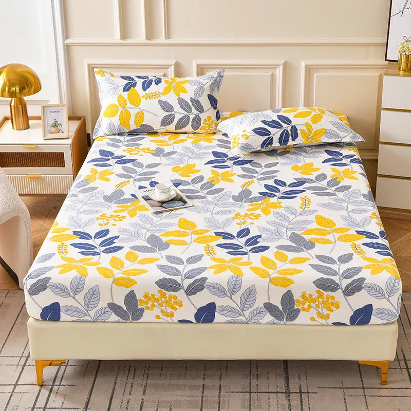 Drap-housse coton respirant – Housse de lit confortable pour sommeil à la maison