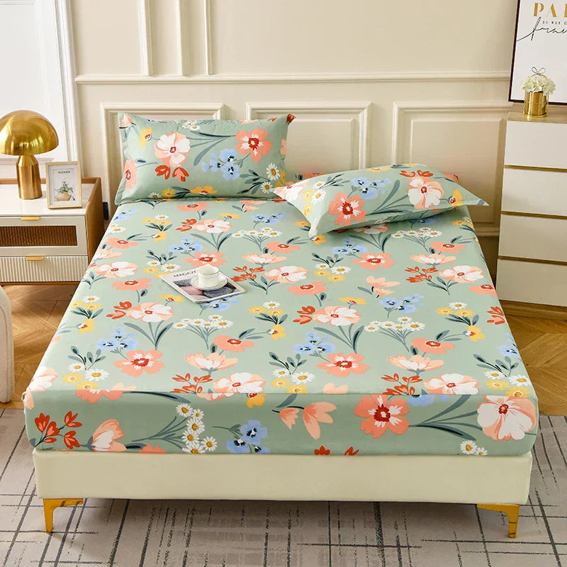Drap-housse coton respirant – Housse de lit confortable pour sommeil à la maison