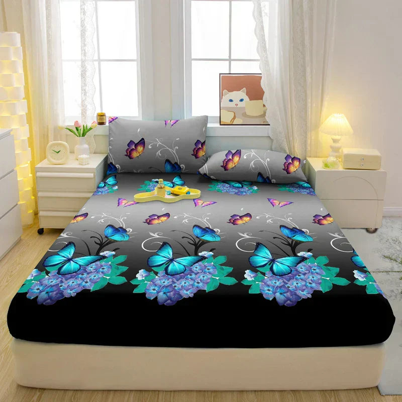 Draps de lit coton doux – Draps premium finition mat pour confort à domicile