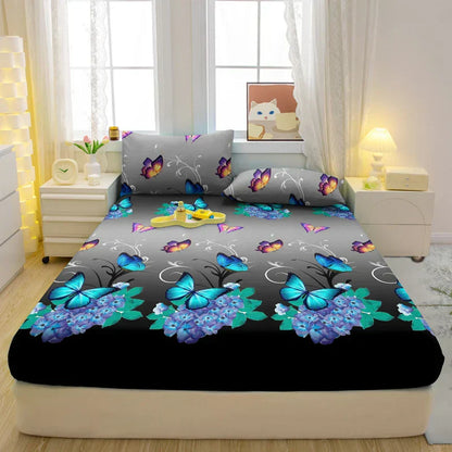 Draps de lit coton doux – Draps premium finition mat pour confort à domicile