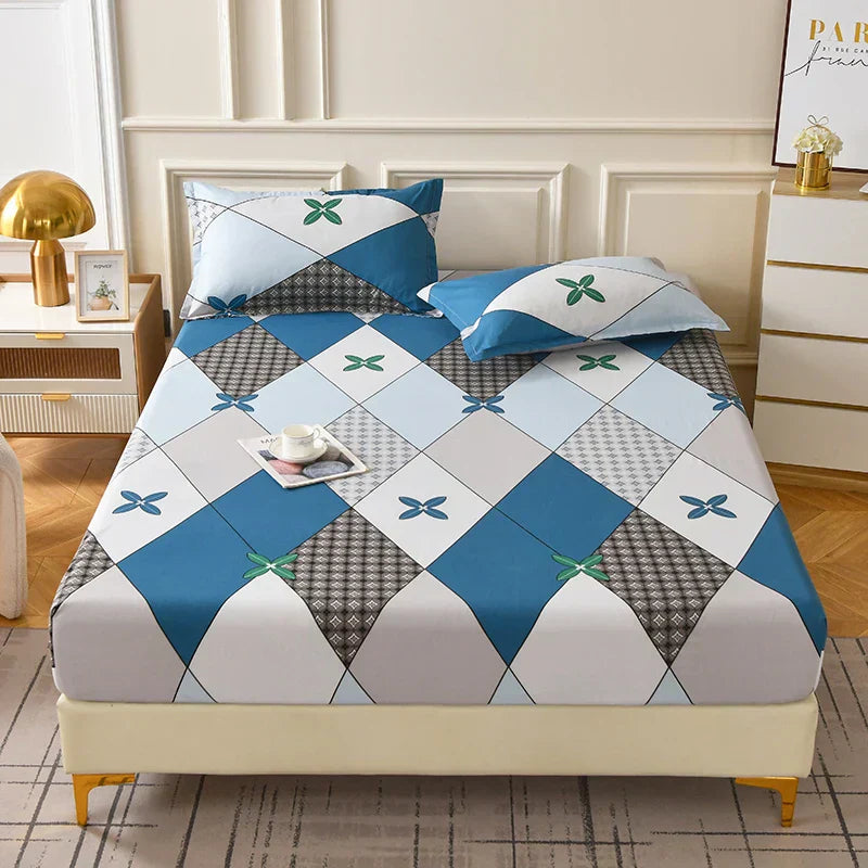 Drap-housse coton respirant – Housse de lit confortable pour sommeil à la maison