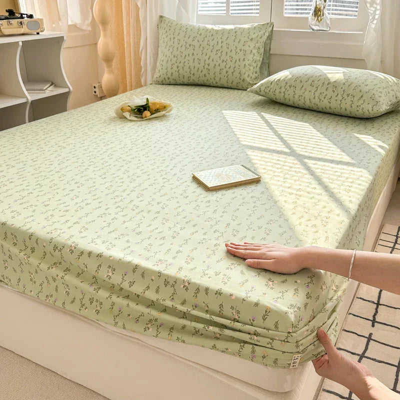 Drap-housse coton respirant – Housse de lit confortable pour sommeil à la maison