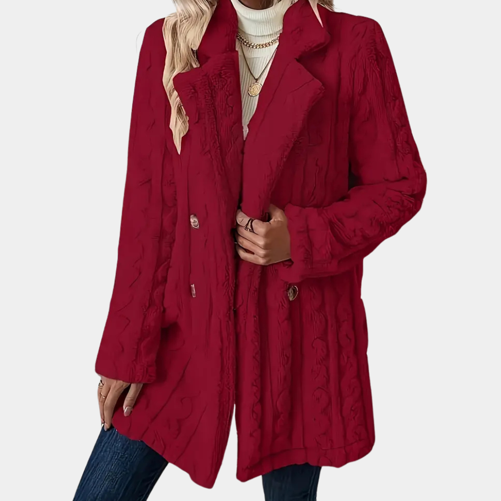 Manteau d'hiver femme – Manteau confortable et élégant en laine chaud