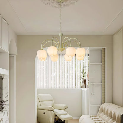 Chandelier design élégant – Luminaire moderne en cristal pour salon et salle à manger
