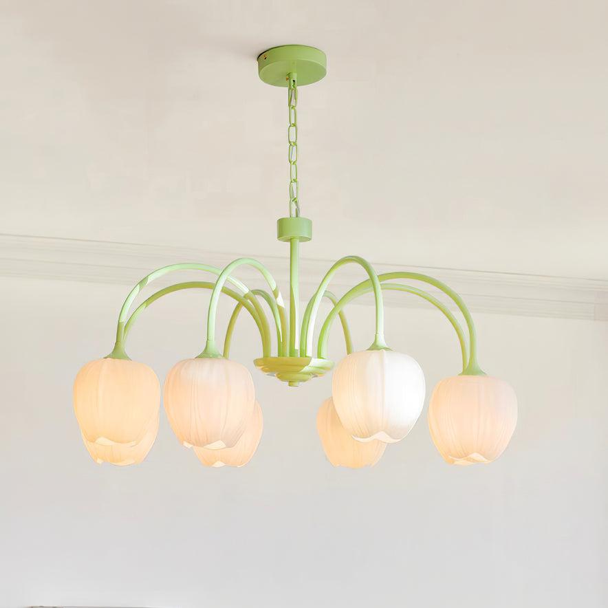 Chandelier design élégant – Luminaire moderne en cristal pour salon et salle à manger