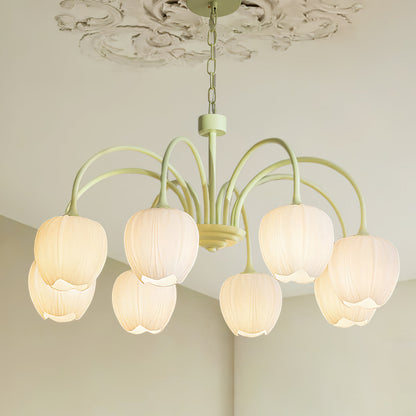 Chandelier design élégant – Luminaire moderne en cristal pour salon et salle à manger