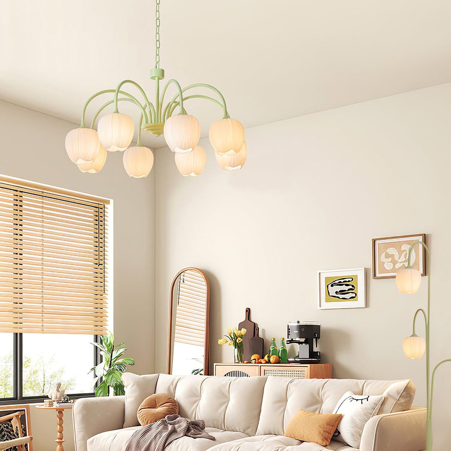 Chandelier design élégant – Luminaire moderne en cristal pour salon et salle à manger