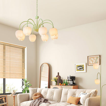 Chandelier design élégant – Luminaire moderne en cristal pour salon et salle à manger