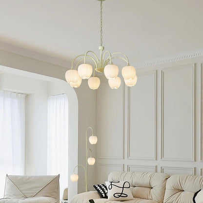 Chandelier design élégant – Luminaire moderne en cristal pour salon et salle à manger