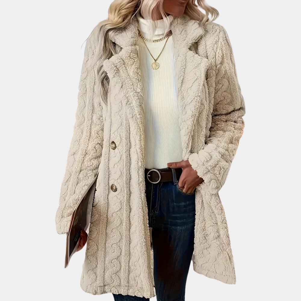 Manteau d'hiver femme – Manteau confortable et élégant en laine chaud