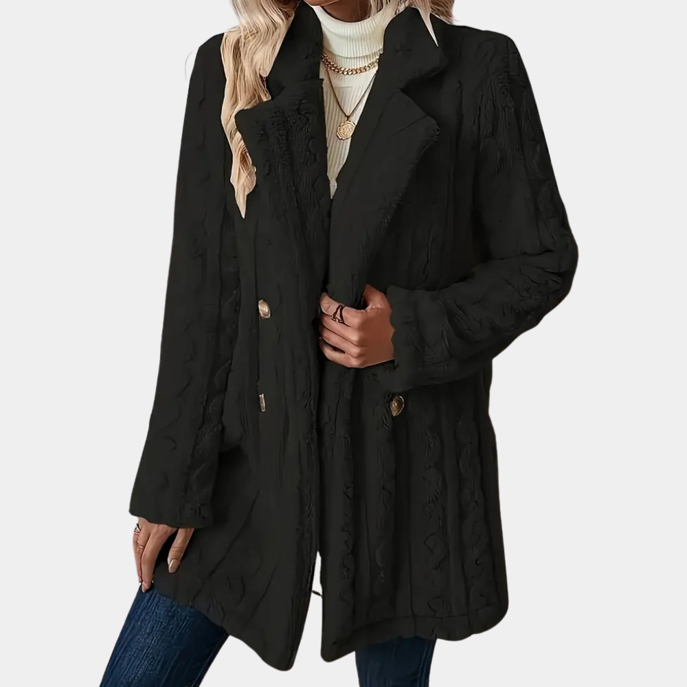 Manteau d'hiver femme – Manteau confortable et élégant en laine chaud