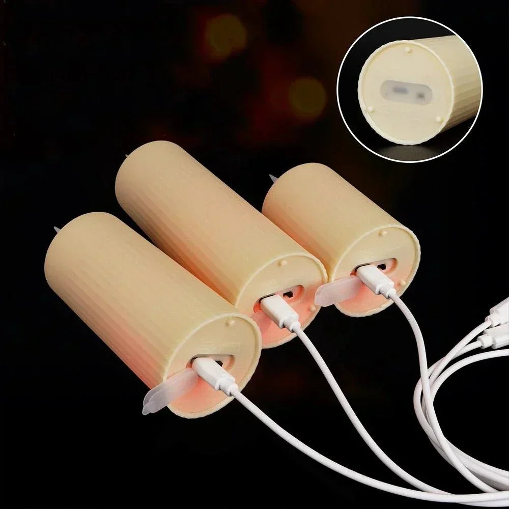 Bougies LED Étanches avec Télécommande – Décoration Maison et Bureau Élégante