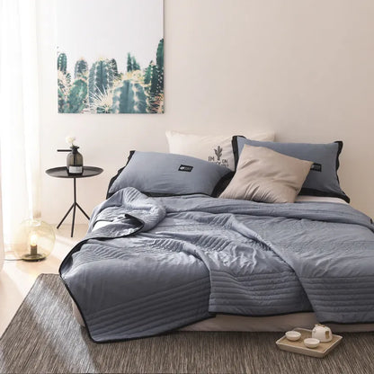 Housse de couette bambou – Housse douce et respirante confort toute saison
