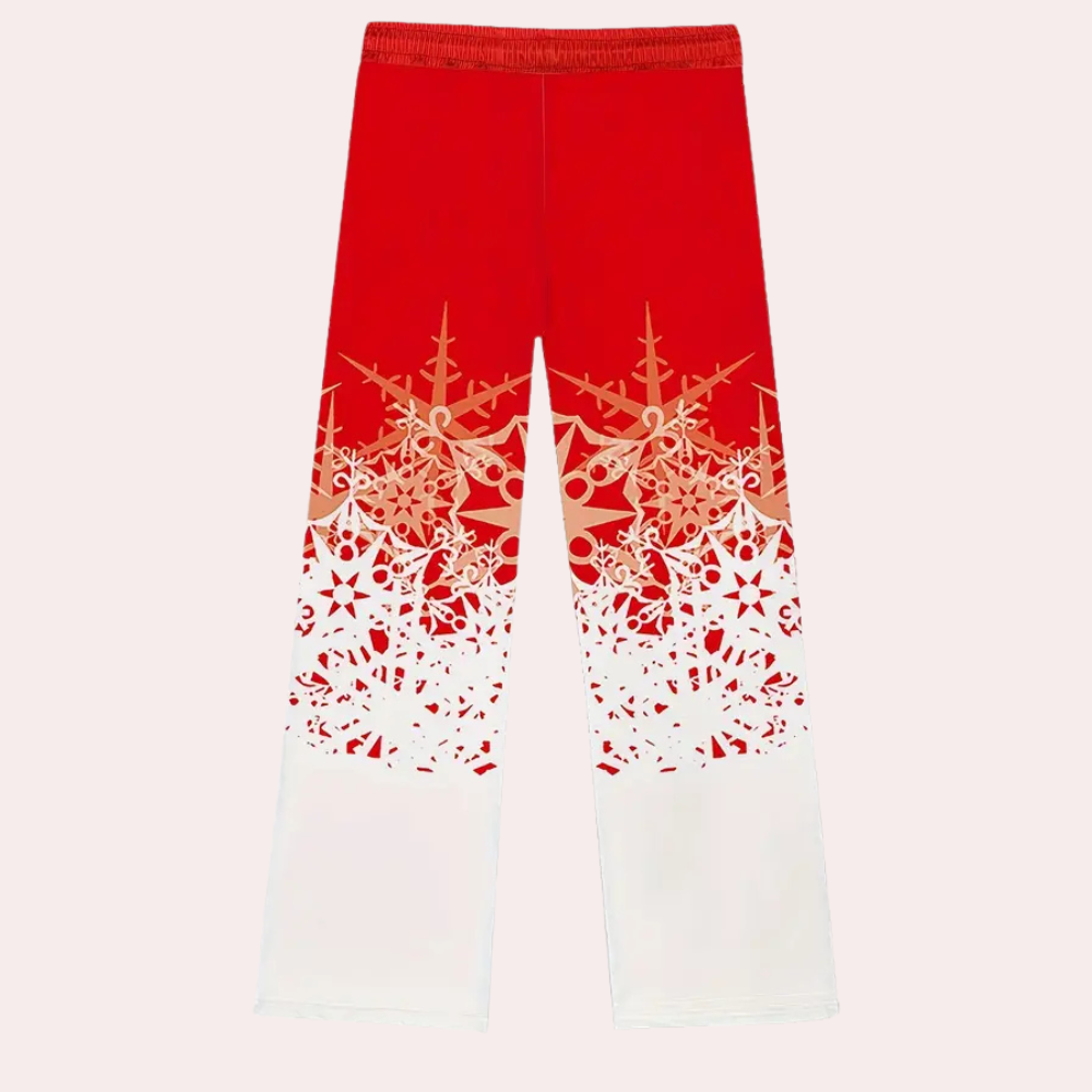 Pantalons de Noël homme – Pantalons festifs en coton doux et confortable