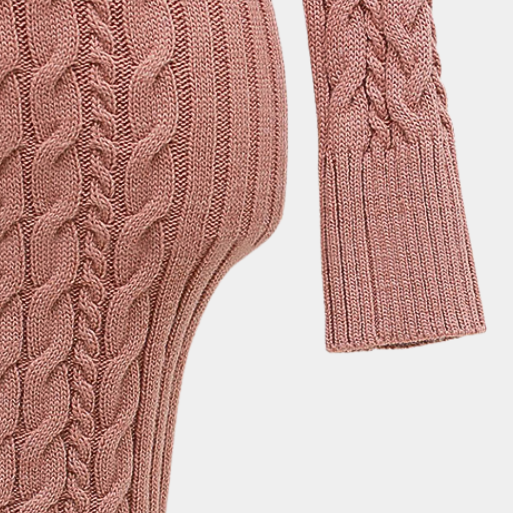 Robe élégante femme – Robe en tricot chic et fluide pour toutes occasions