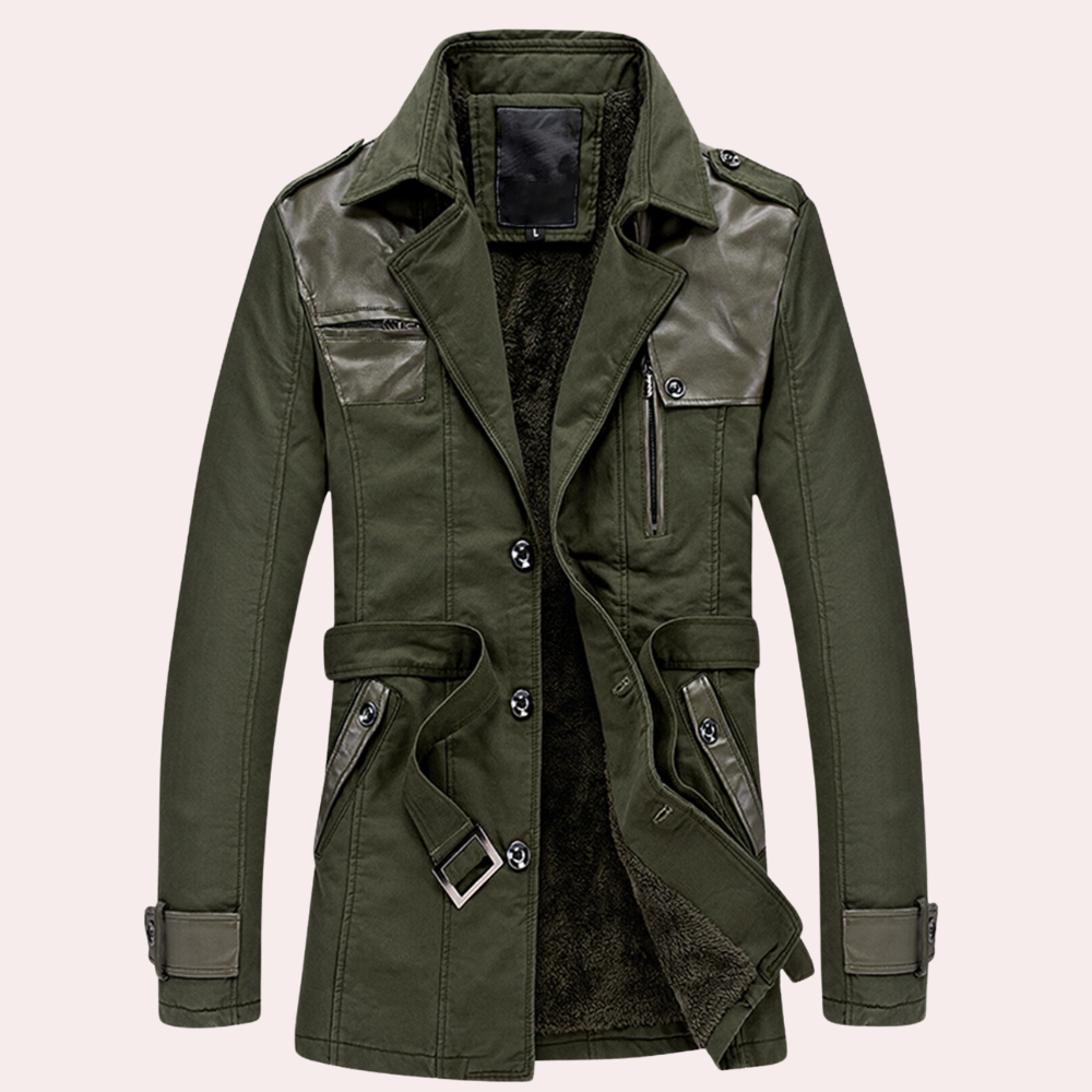 Manteau trench homme – Manteau épais élégant pour toutes occasions