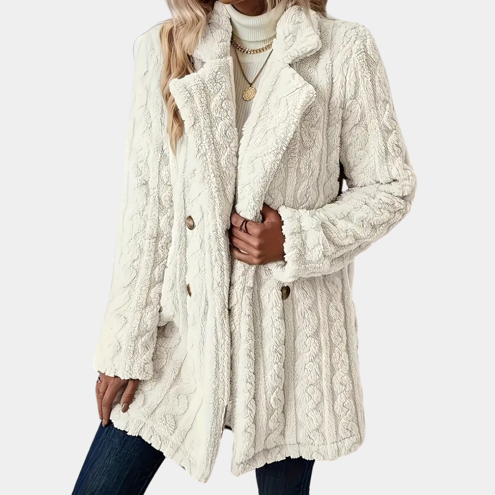 Manteau d'hiver femme – Manteau confortable et élégant en laine chaud