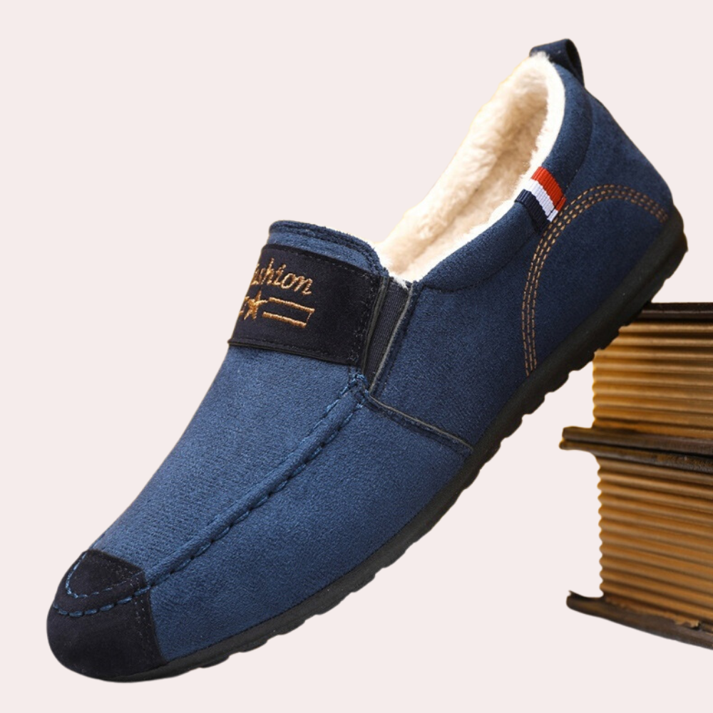 Mocassins d'hiver homme – Chaussures confortables en cuir isolantes