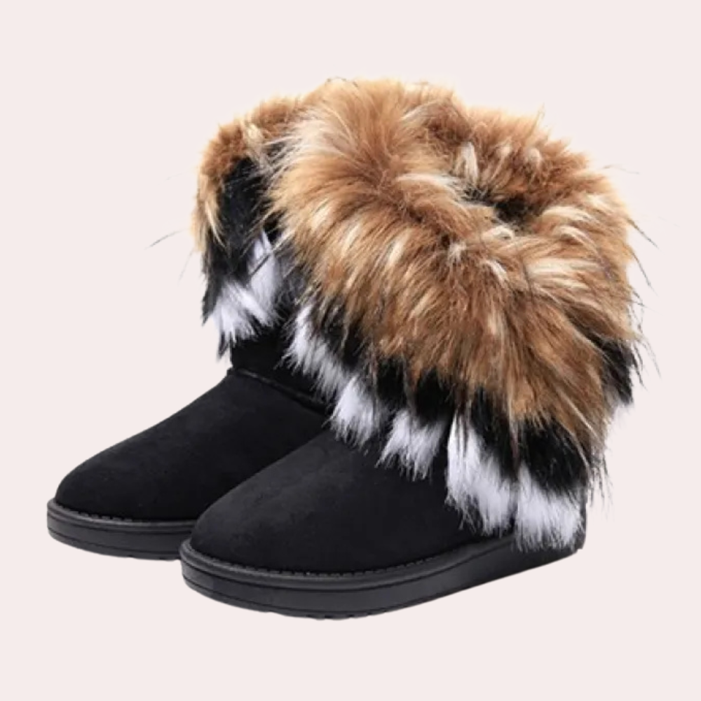 Bottes d'hiver femme – Bottes confortables et tendance en cuir chaud