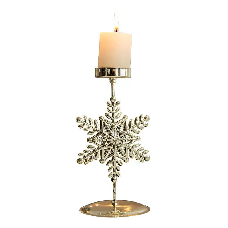 Support de bougie chauffe-plat Noël – Décoration intérieure arbre étoile festive