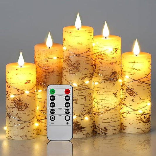Bougies LED sans fil – Flamme réaliste pour décoration intérieure et événements