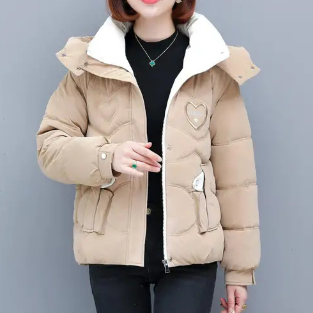 Manteau à capuche femme – Manteau chaud et confortable pour hiver