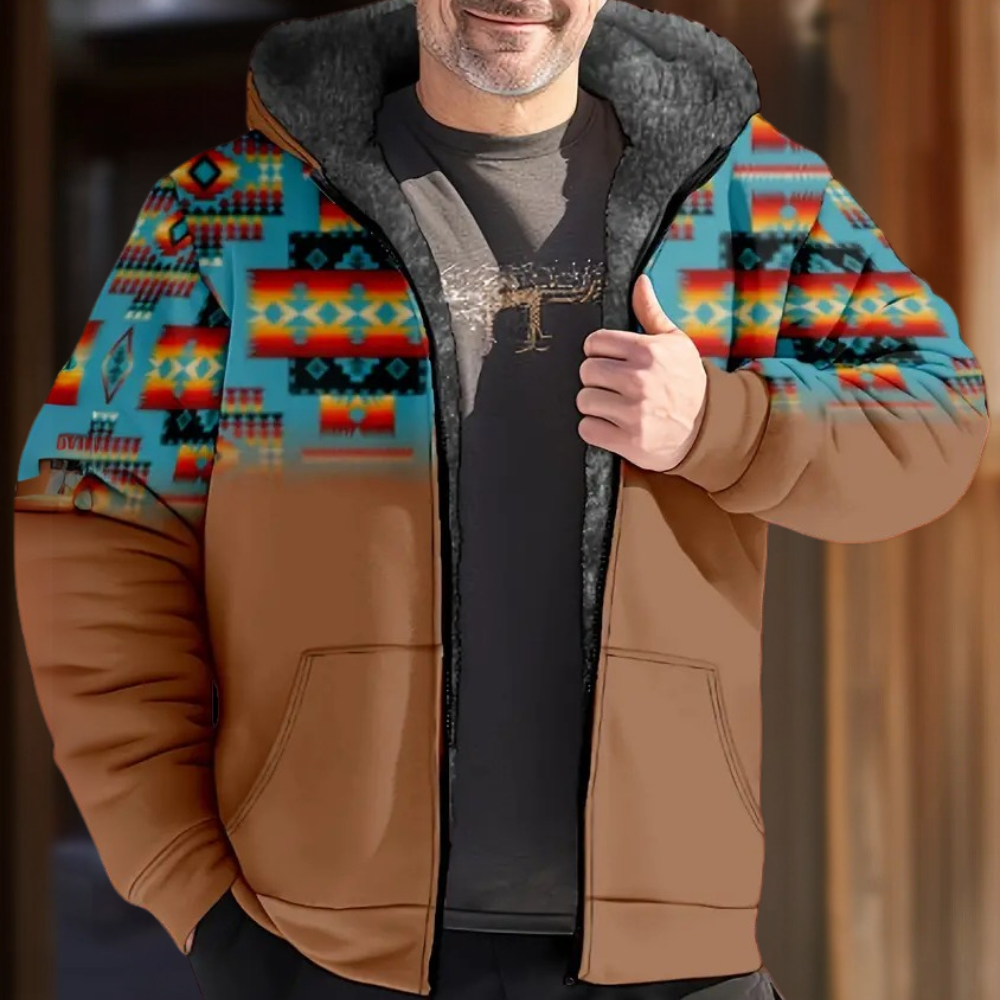 Manteau d'hiver homme – Veste à capuche chaude et élégante