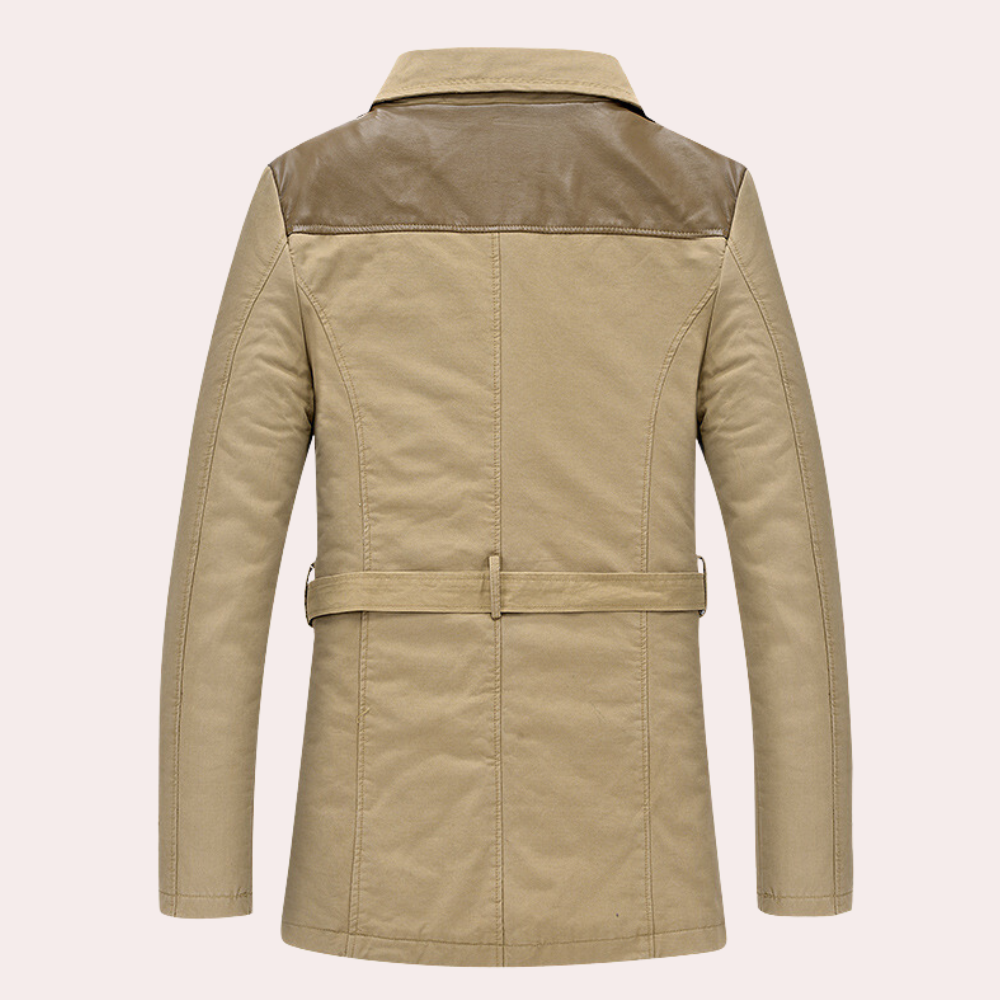 Manteau trench homme – Manteau épais élégant pour toutes occasions