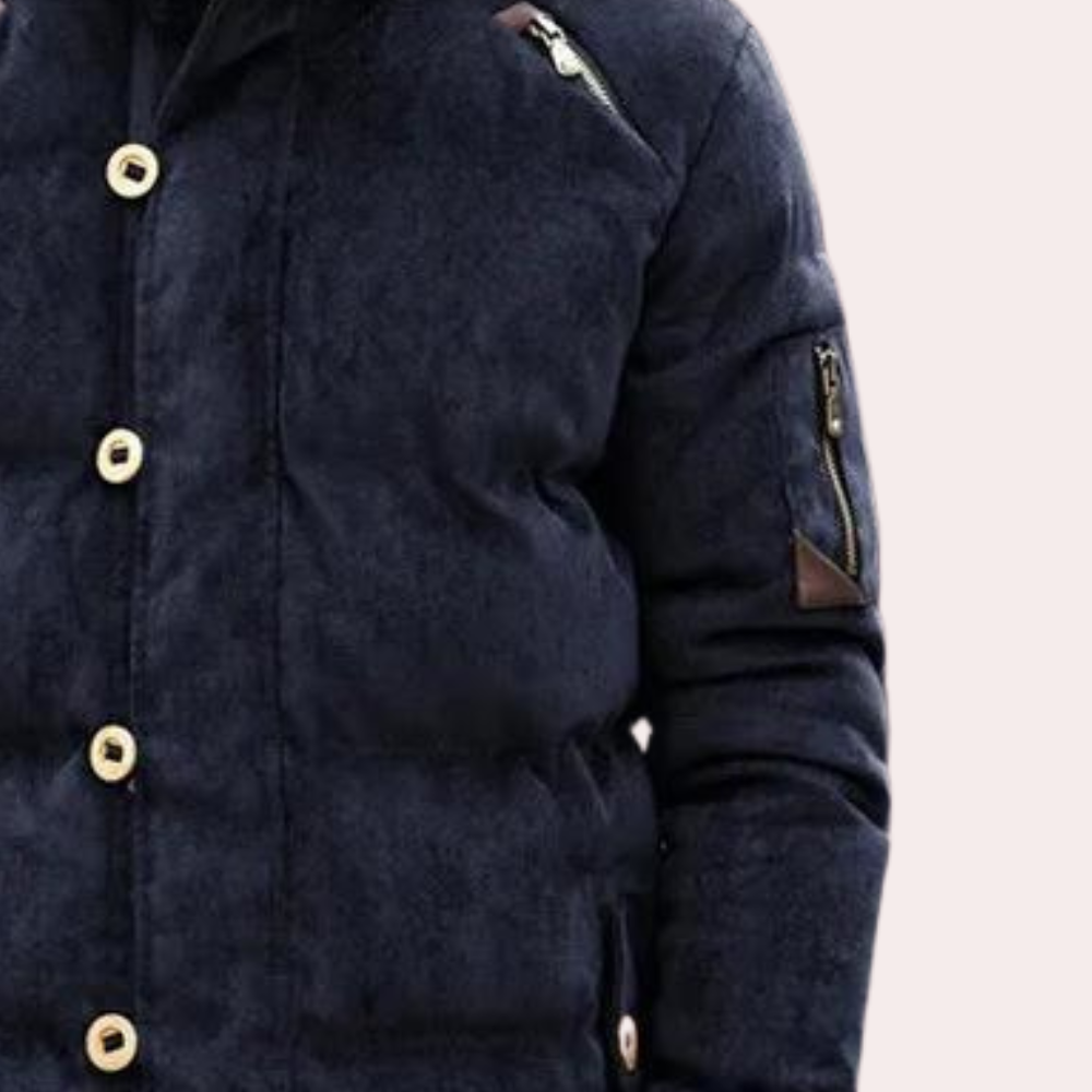 Manteau à capuche homme – Manteau élégant en tissu doux et chaud